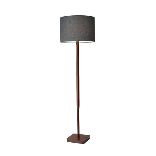 Ellis Floor Lamp (Walnut) by Adesso Furniture