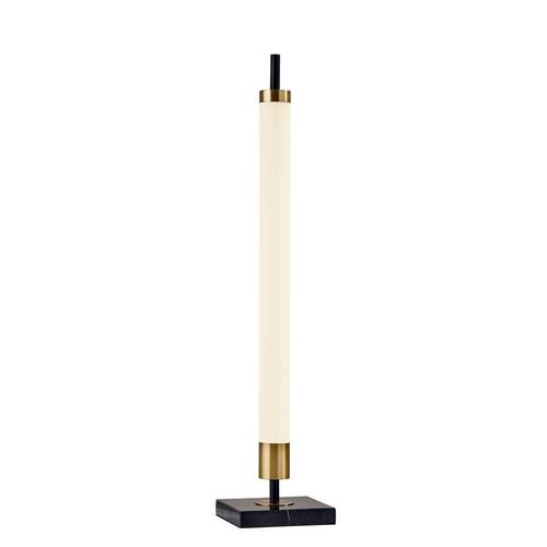 Piper LED Table Lamp (Black/Brass) by Adesso Furniture
