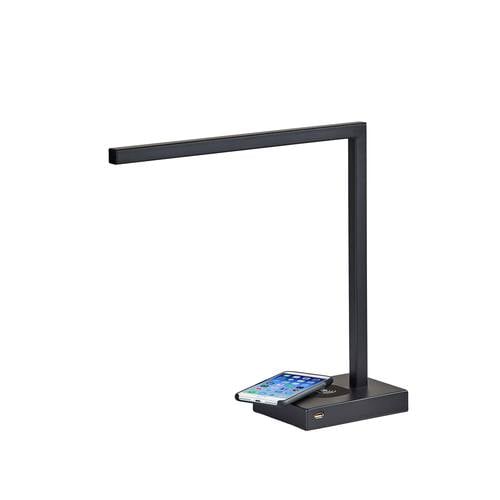 Aidan AdessoCharge LED Desk Lamp (Matte Black) by Adesso Furniture