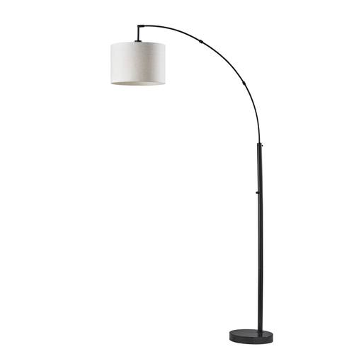Bowery Black Arc Lamp by Adesso Furniture