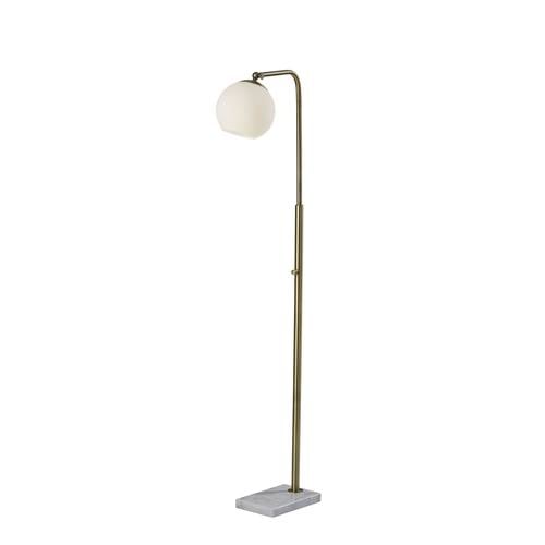 Remi Antique Brass Floor Lamp by Adesso Furniture