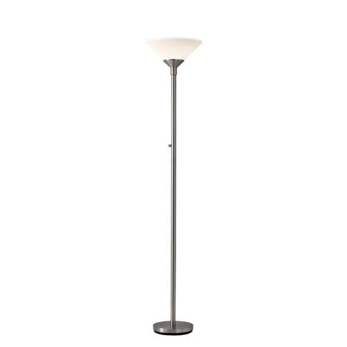 Aries 300W Torchiere (Brushed Steel) by Adesso Furniture