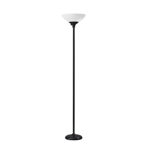 Glenn 300W Torchiere (Black ) by Adesso Furniture