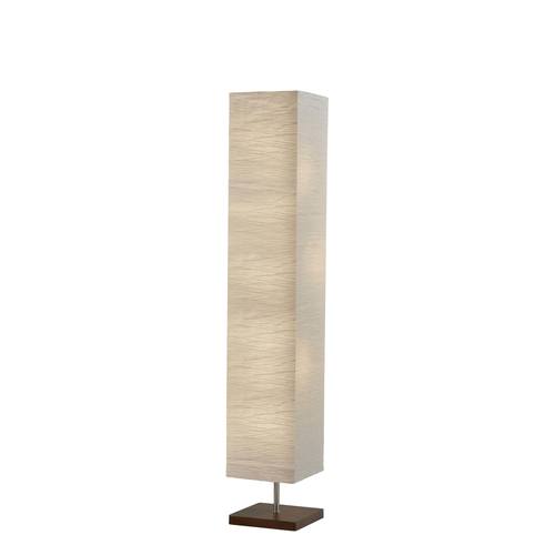 Dune Floorhiere (Walnut/Brushed Steel) by Adesso Furniture