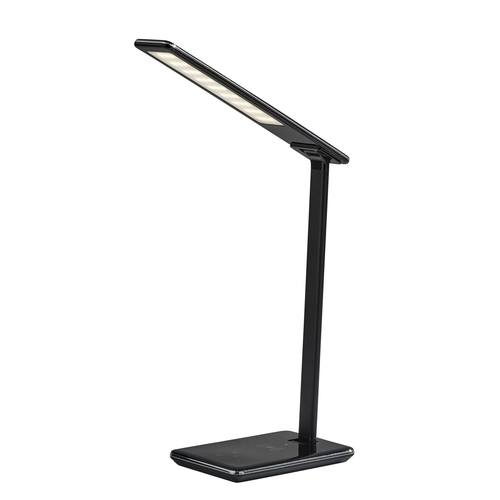 Declan Black Led Adesso Charge Multi-Function Desk Lamp by Adesso Furniture