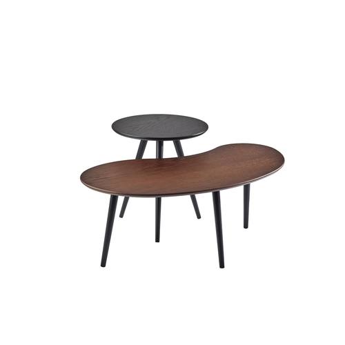 Gilmour Black & Walnut Nesting Tables by Adesso Furniture