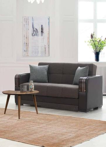 Dykman Brown Fabric Loveseat by Alpha Furniture
