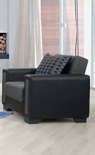 Jessi Dark Gray Chair by Alpha Furniture