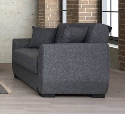 Marcia Gray Fabric Loveseat by Alpha Furniture