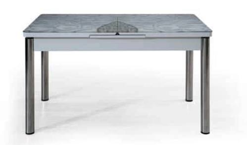 T/0187 Gray & White Wood Dining Table by Alpha Furniture