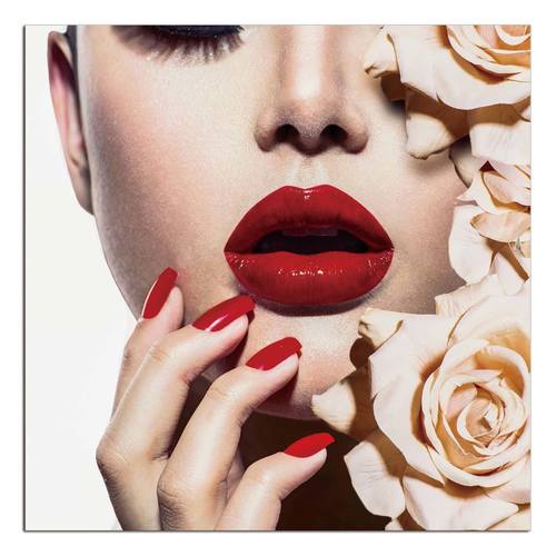 Like A Rose Acrylic Print Unframed Wall Art by Amazing Rugs