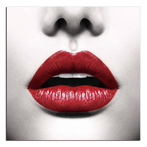 Red Lips Acrylic Print Unframed Wall Art by Amazing Rugs