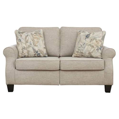 Alessio Beige Loveseat by Ashley Furniture