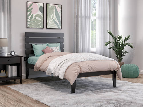 Oxford Espresso Platform Bed by Atlantic Furniture