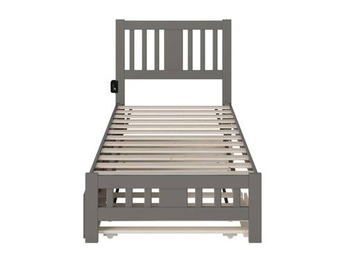 Tahoe Bed w/Footboard & Twin Extra Long Trundle by Atlantic