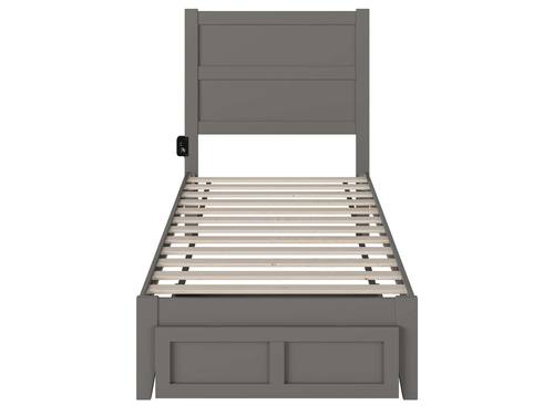 NoHo Bed w/Foot Drawer by Atlantic