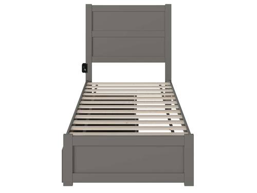 NoHo Bed w/Footboard & 2 Drawers by Atlantic