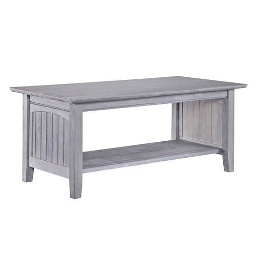 Nantucket Coffee Table Driftwood Gray by Atlantic Furniture