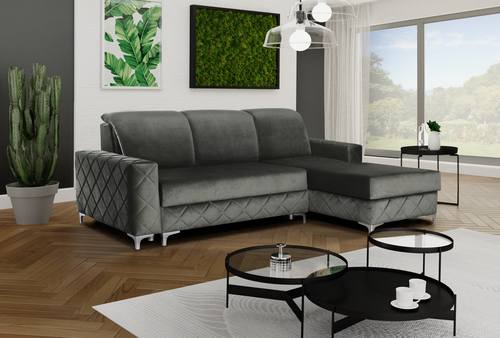 Alfredo Gray Sectional Sofa by Skyler Designs