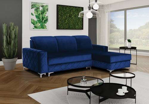 Alfredo Blue Sectional Sofa by Skyler Designs