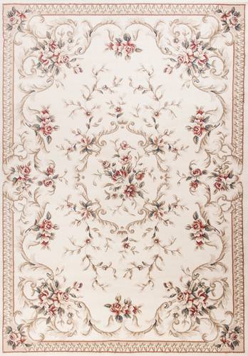 Avalon Ivory Aubusson Area Rug by KAS Rugs