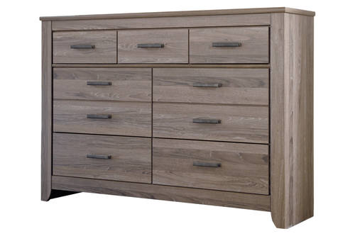 Zelen Warm Gray Dresser by Ashley Furniture