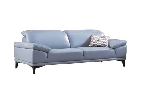 S215 Aqua Top Grain Leather Sofa by BH Furniture
