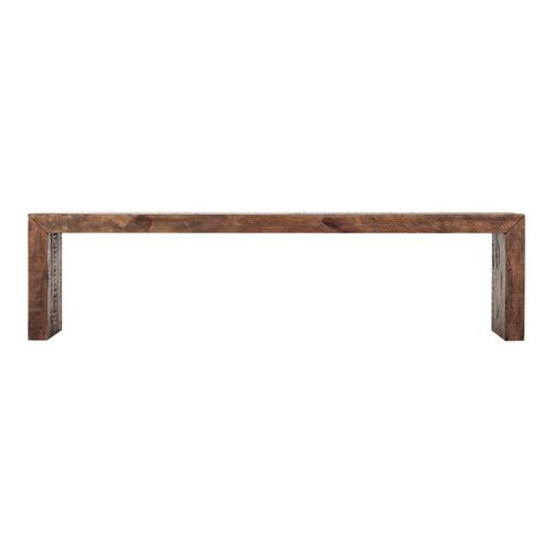 Vintage Bench Large Light Brown by Moe's Home Collection