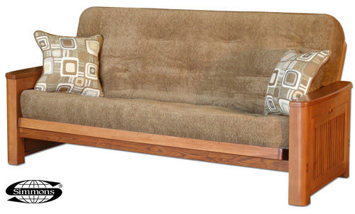 Tobacco Futon Frame by Simmons Futons