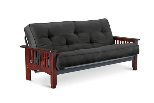 Pinehurst Full Size Futon Frame, Walnut by Big Tree USA