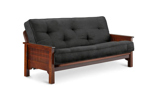 Willow Creek Full Size Futon Frame, Rustic by Big Tree USA