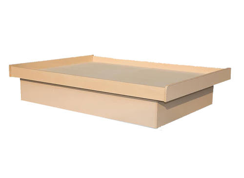 P-4 Wooden Bed w/4 Drawers by Central Furniture Factory