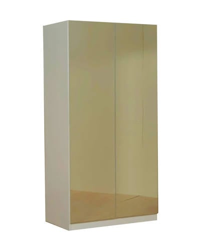 LM-4 Wooden Wardrobe w/Full Mirrored Front by Central Furniture Factory