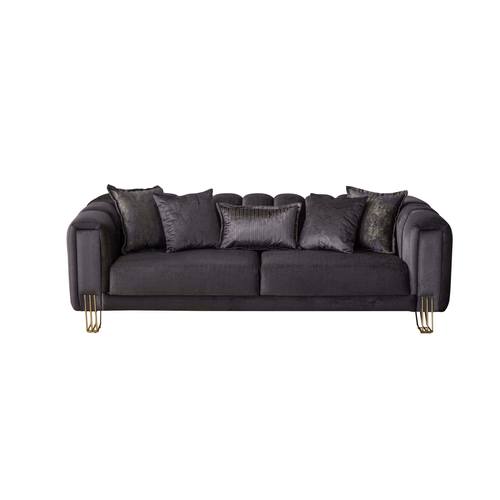 Almira Gray Microfiber Sofabed by Casamode