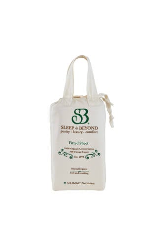 Organic Cotton Fitted Sheet by Sleep & Beyond