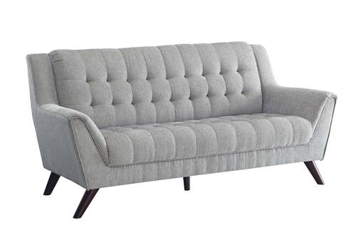 Natalia Dove Gray Upholstered Sofa by Coaster