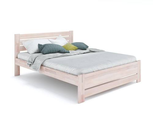 Carolina Eco Beige Platform Bed - Beech Wood with Hand-Rubbed Oil Finish by Comfort Pure