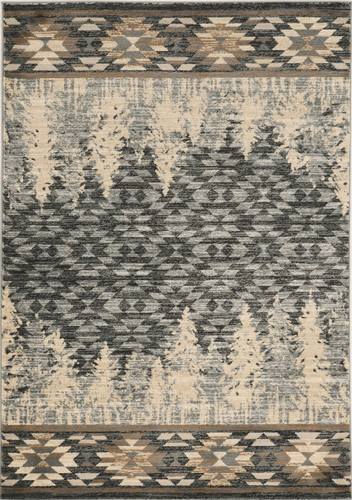 Chester Slate Blue Pines Area Rug by KAS Rugs