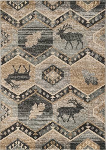 Chester Seafoam Woodlands Area Rug by KAS Rugs