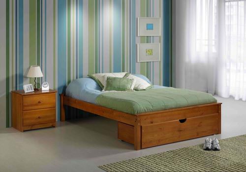 Cheyenne Platform Bed Pecan by Innovations
