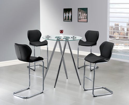 Glass Top Bar Table D1503 by Global Furniture