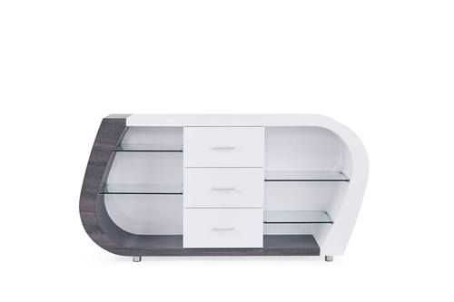 Buffet D4127 White/Brown by Global Furniture