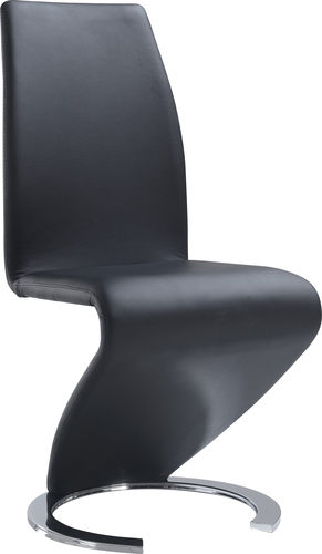 Dining Chair D9002DC-BL (Set of 2) Black PU by Global Furniture