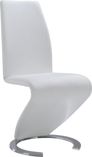 Dining Chair D9002DC-WH (Set of 2) White PU by Global Furniture