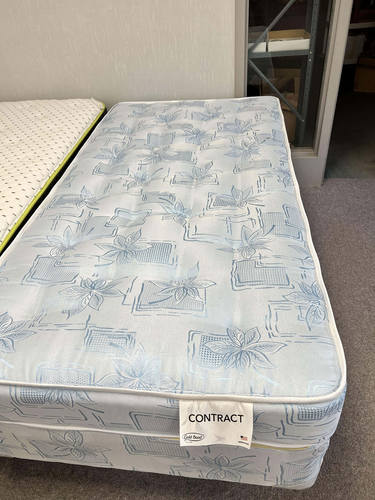 Dormitory Blue Damask 7 Inch Mattress by Gold Bond