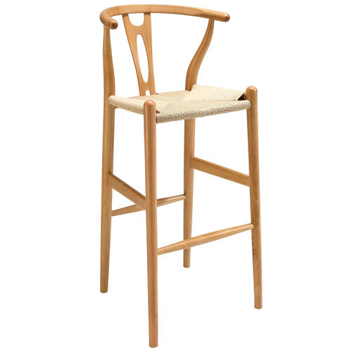 Amish Wood Bar Stool Natural by Modern Living