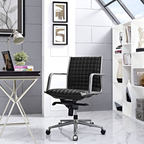 Pattern Office Chair Black by Modern Living