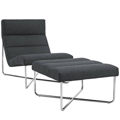 Reach Living Room Set Set of 2 Gray by Modern Living