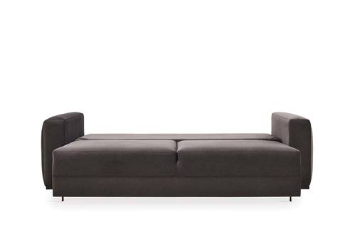 Carino 3 Seater Sofa Bed Gray by Enza Home