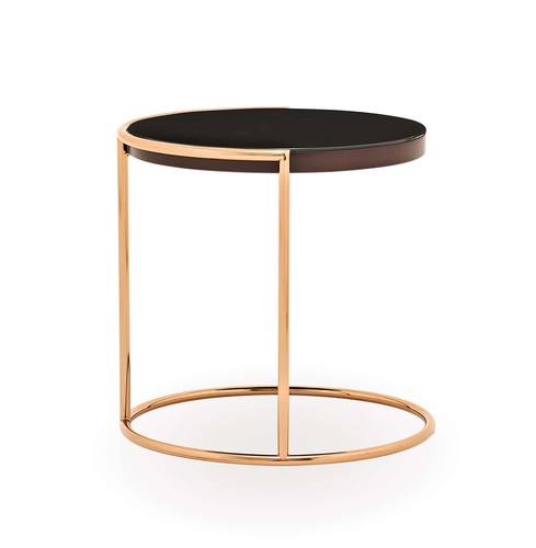 Vienna Burgundy Side Table by Enza Home